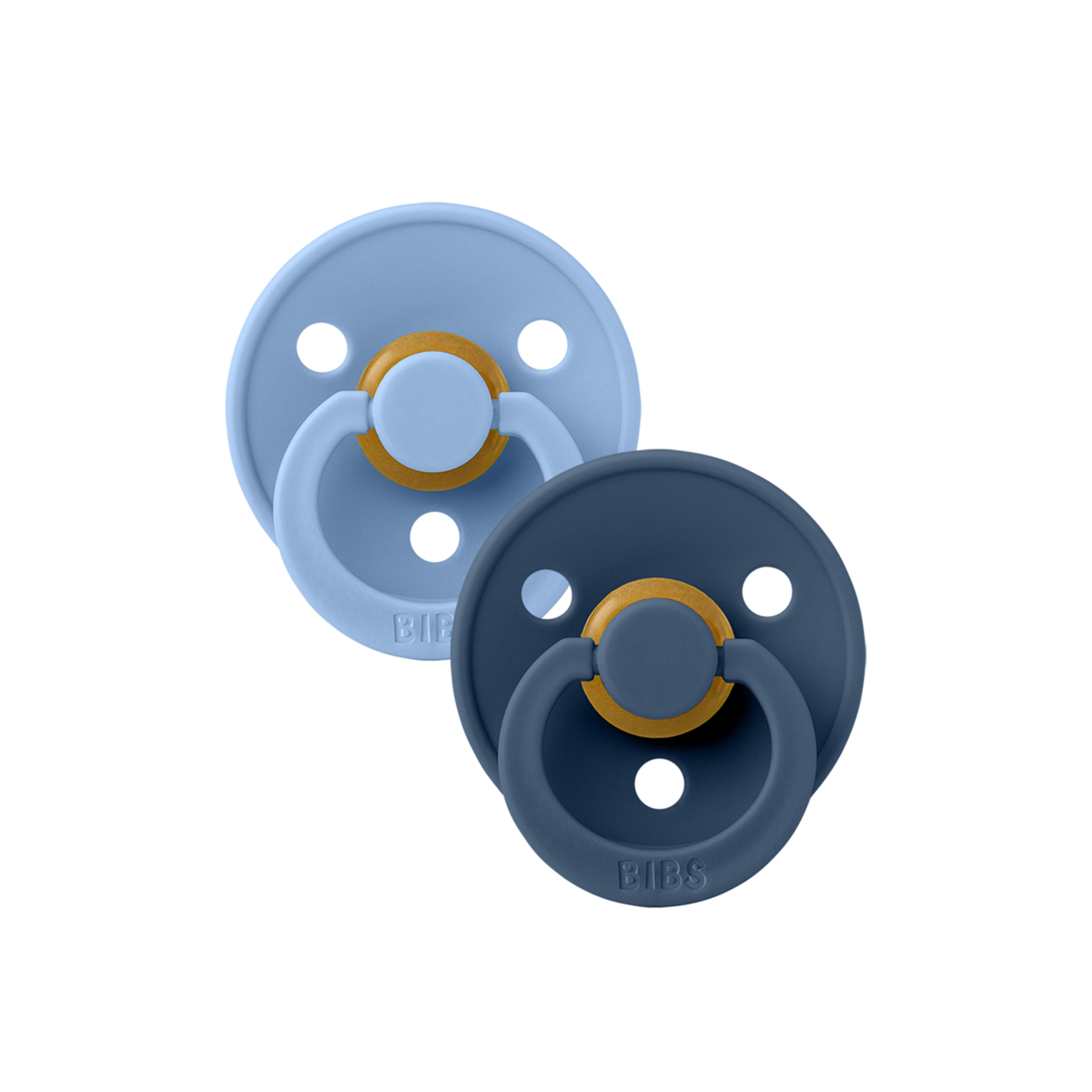 CHUPETAS BIBS COLOURS SKY BLUE/STEEL BLUE