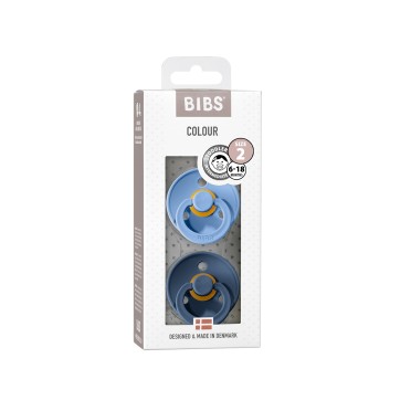 CHUPETAS BIBS COLOURS SKY BLUE/STEEL BLUE