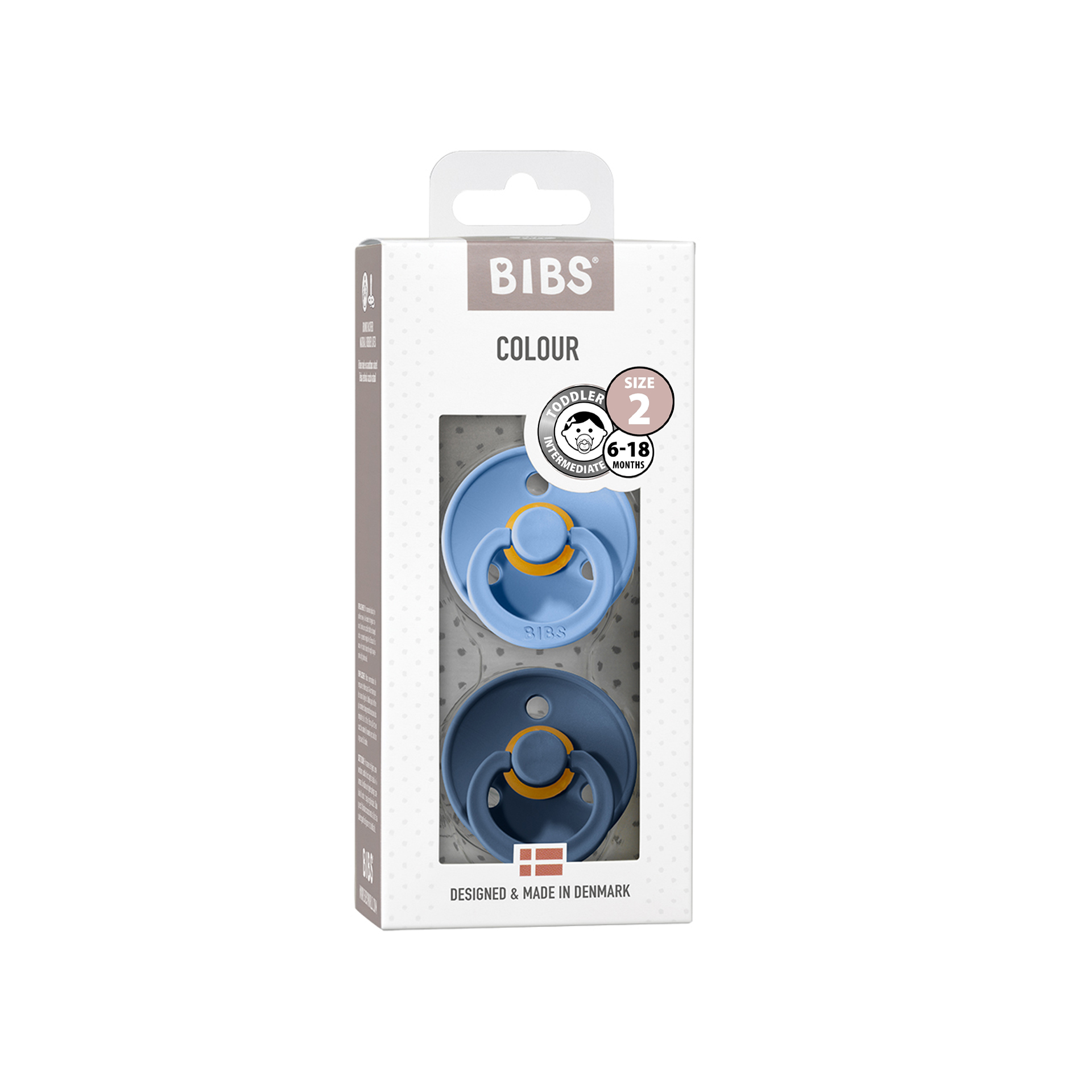 CHUPETAS BIBS COLOURS SKY BLUE/STEEL BLUE