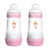 PACK BIBERES EASY START 260ML GATO ROSA