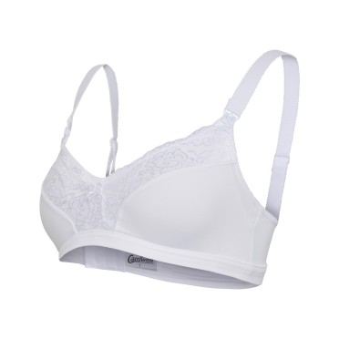 SOUTIEN DE MATERNIDADE E AMAMENTAO EM RENDA BRANCO