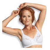 SOUTIEN DE MATERNIDADE E AMAMENTAO EM RENDA BRANCO