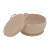 TIGELA COM TAMPA BEIGE