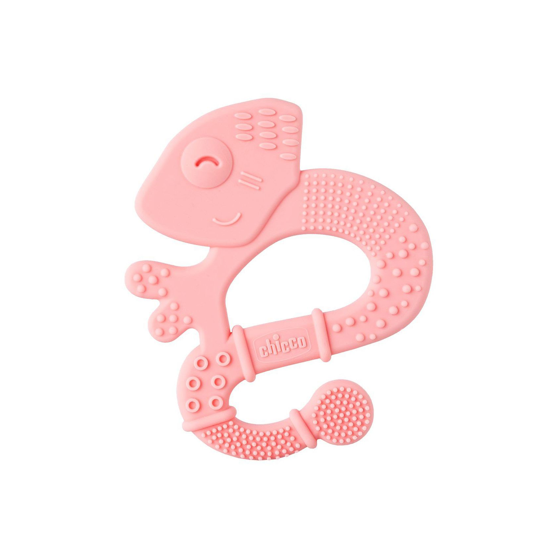 ANEL DE DENTIÇÃO SUAVE IGUANA 2M+ ROSA