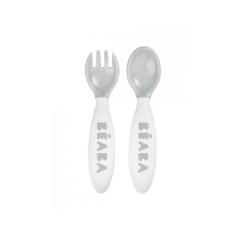 CONJUNTO 2 TALHERES SILICONE 2 IDADE + CAIXA TRANSPORTE