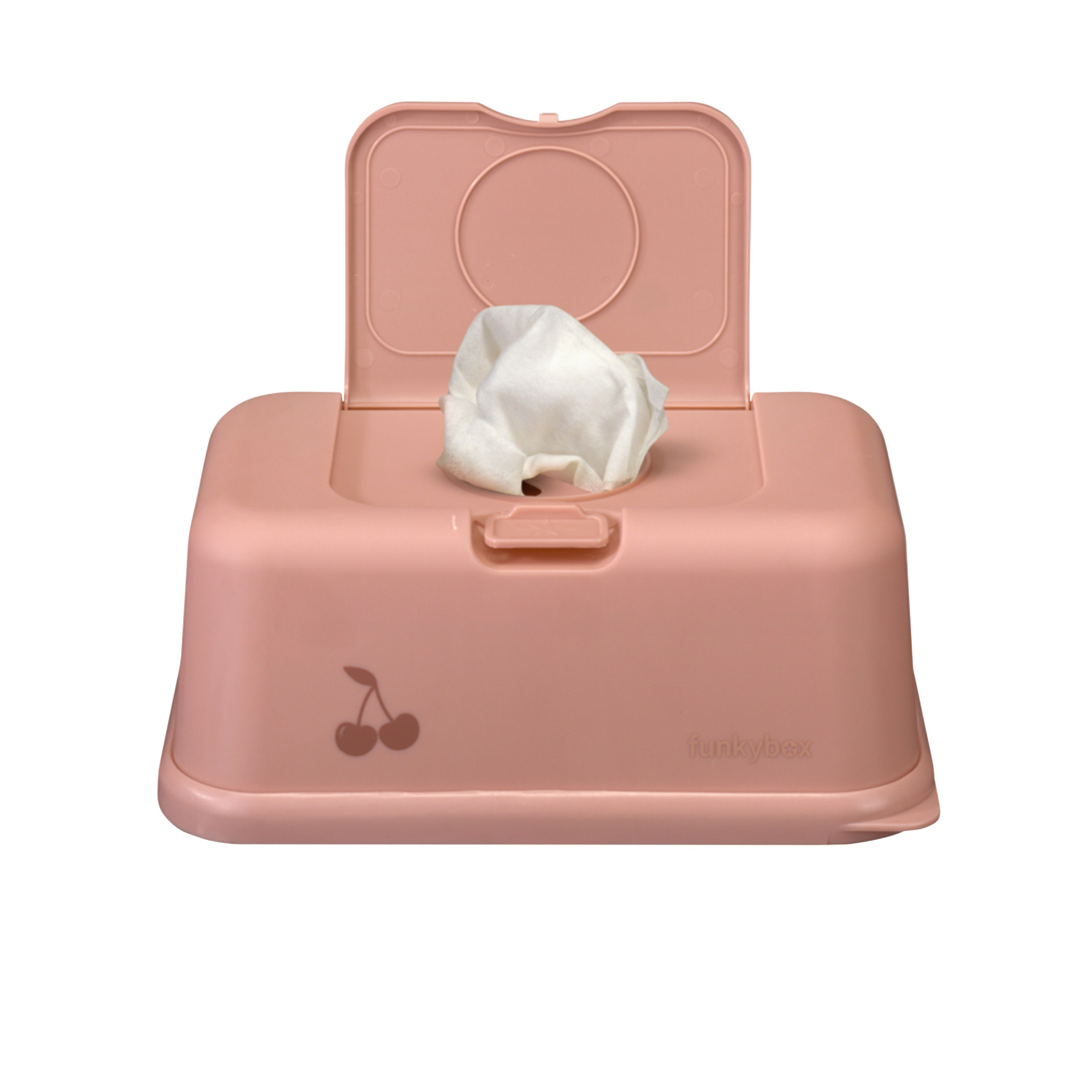 PORTA-TOALHITAS FUNKYBOX CEREJAS ROSA