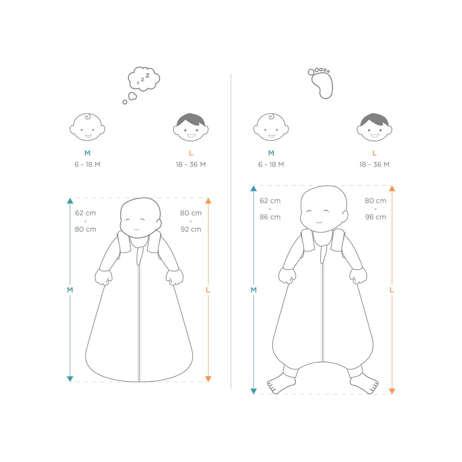 SACO DE DORMIR ON THE MOVE TOG 2.5