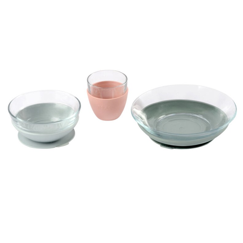 CONJUNTO DE REFEIO DE VIDRO