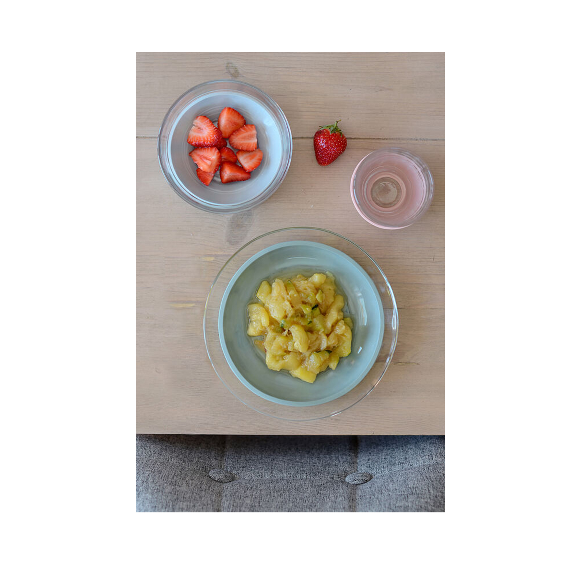 CONJUNTO DE REFEIÇÃO DE VIDRO