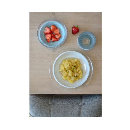 CONJUNTO DE REFEIÇÃO DE VIDRO