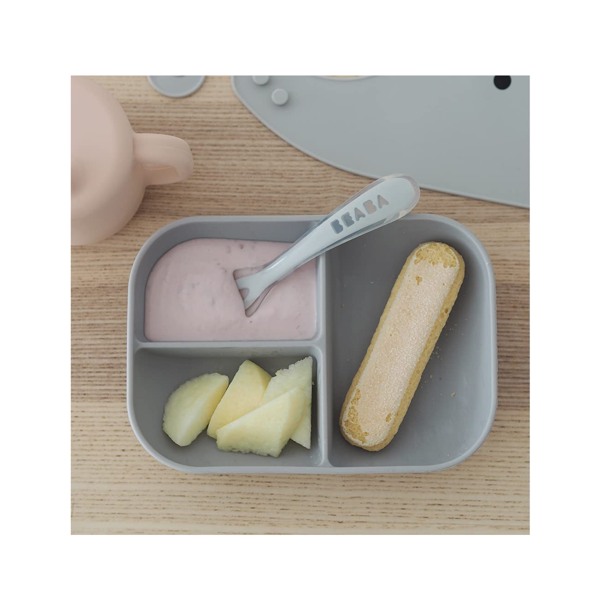 CONJUNTO DE APREDIZAGEM DE SILICONE 3 PEÇAS