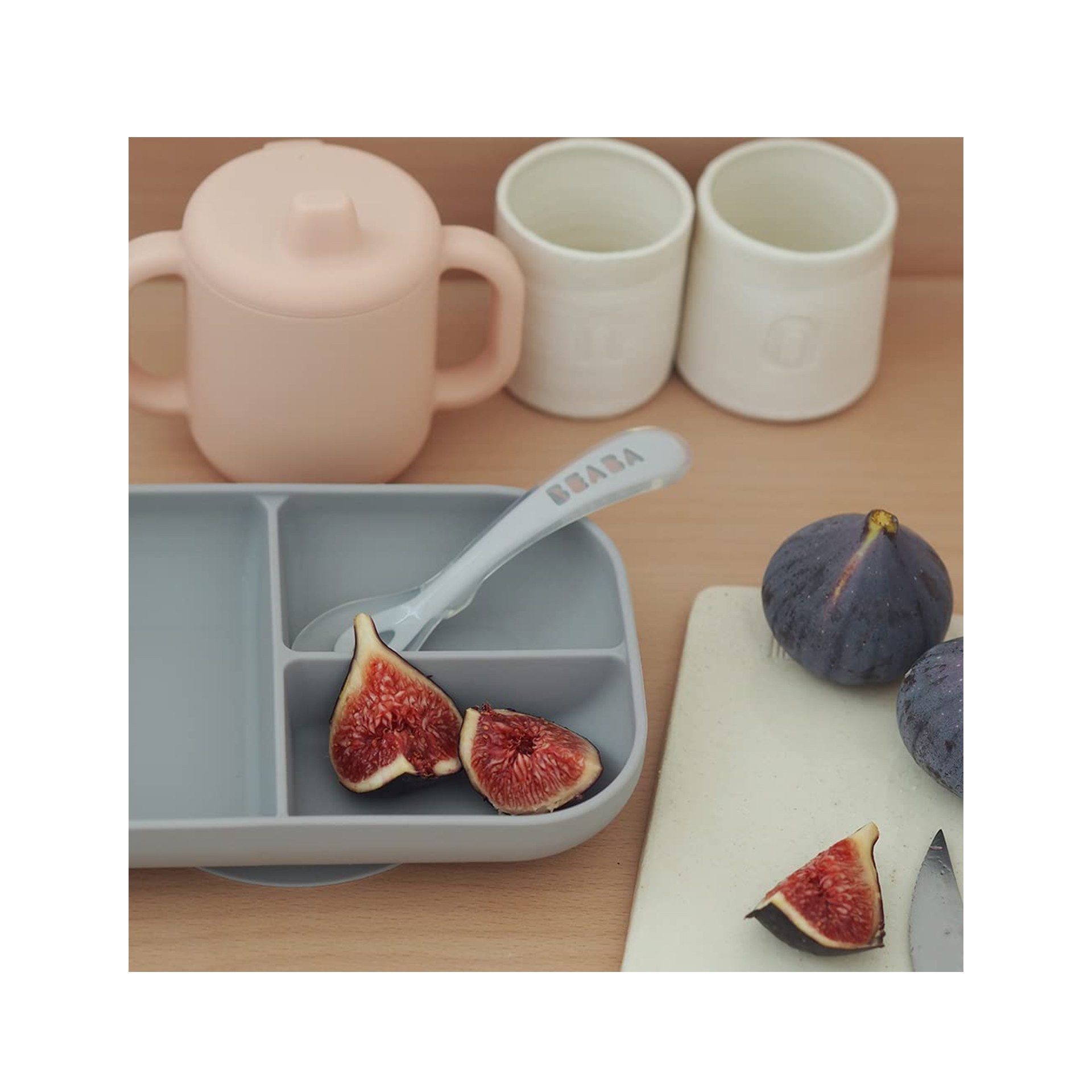 CONJUNTO DE APREDIZAGEM DE SILICONE 3 PEÇAS