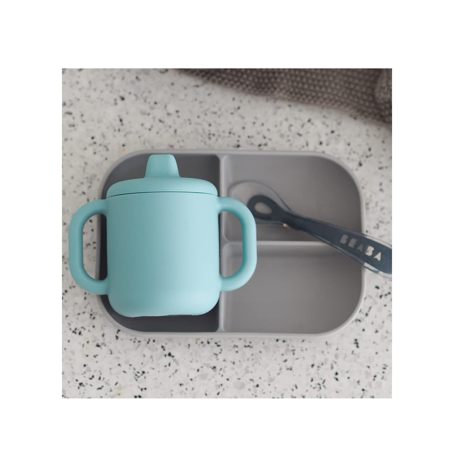 CONJUNTO DE APRENDIZAGEM DE SILICONE 3 PEÇAS