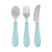 CONJUNTO DE TALHERES EM INOX 3 PEAS AIRY GREEN