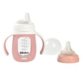 BIBERO DE VIDRO COM SILICONE 210ML