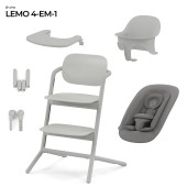 LEMO 4 EM 1 SET SUEDE GREY