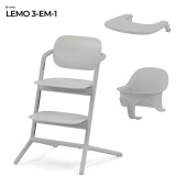 LEMO 3 EM 1 SET SUEDE GREY