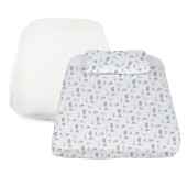 CONJUNTO DE 3 PEAS NEXT2ME FOREVER COM CAPA DE EDREDO GREY SHEEP