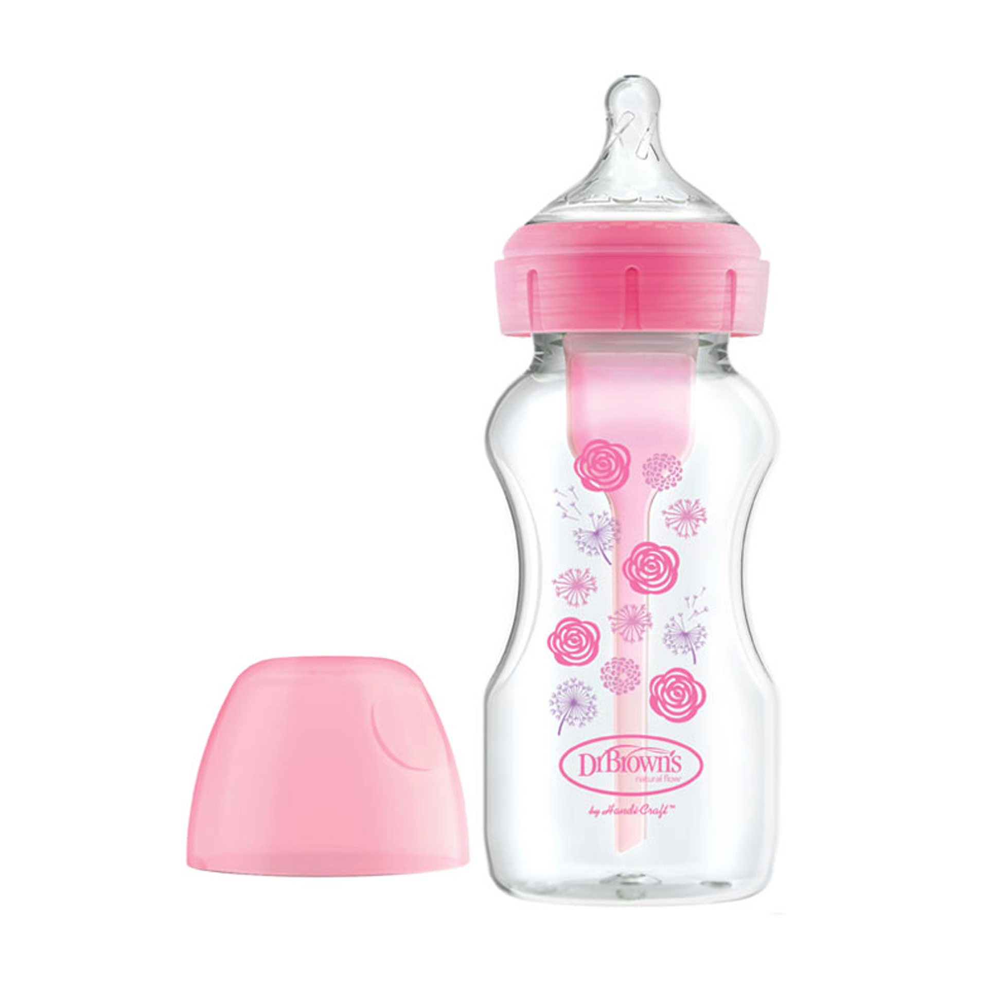 BIBERÃO GARGALO LARGO OPTIONS + 270ML