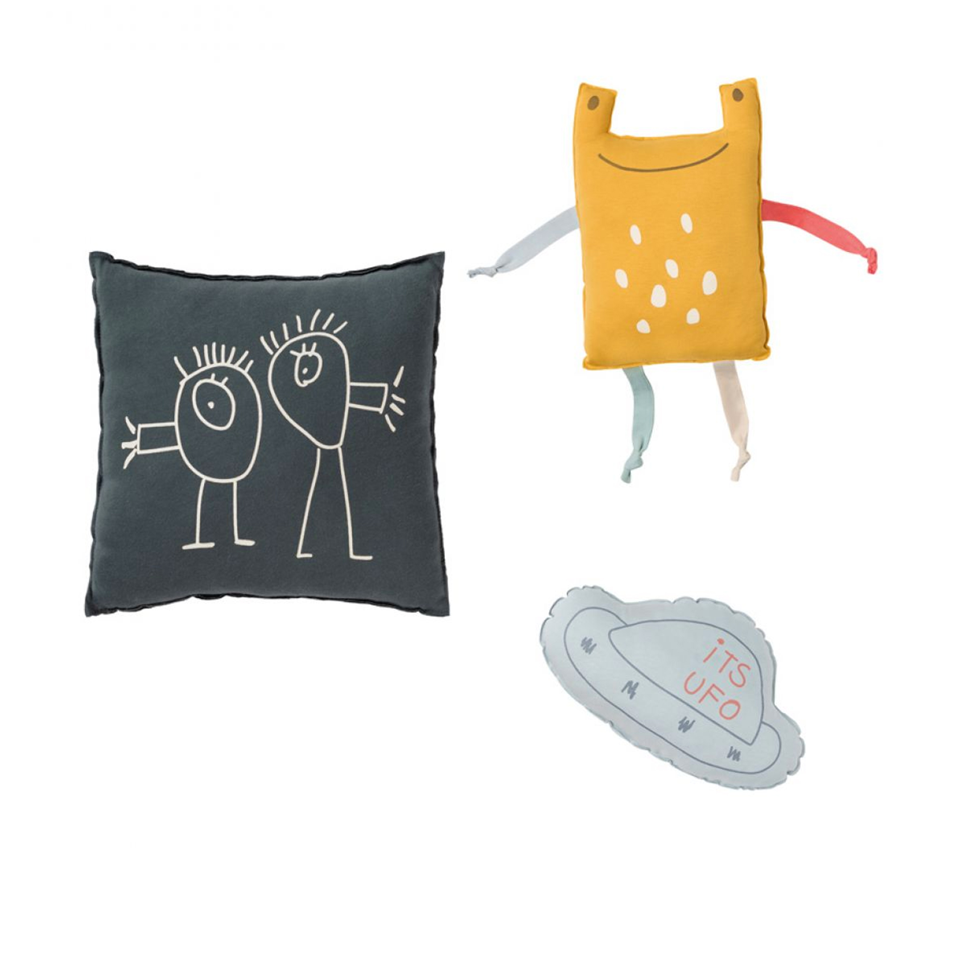 PACK 3 ALMOFADAS UFO