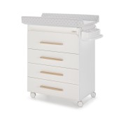 CMODA BANHEIRA TREVI BRANCO / CERA NATURAL ESTRELAS BEIGE