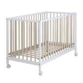 CAMA MOUNTAIN 120X60 BRANCO / CERA NATURAL
