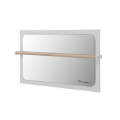 ESPELHO MICUSSORI BRANCO / CERA NATURAL