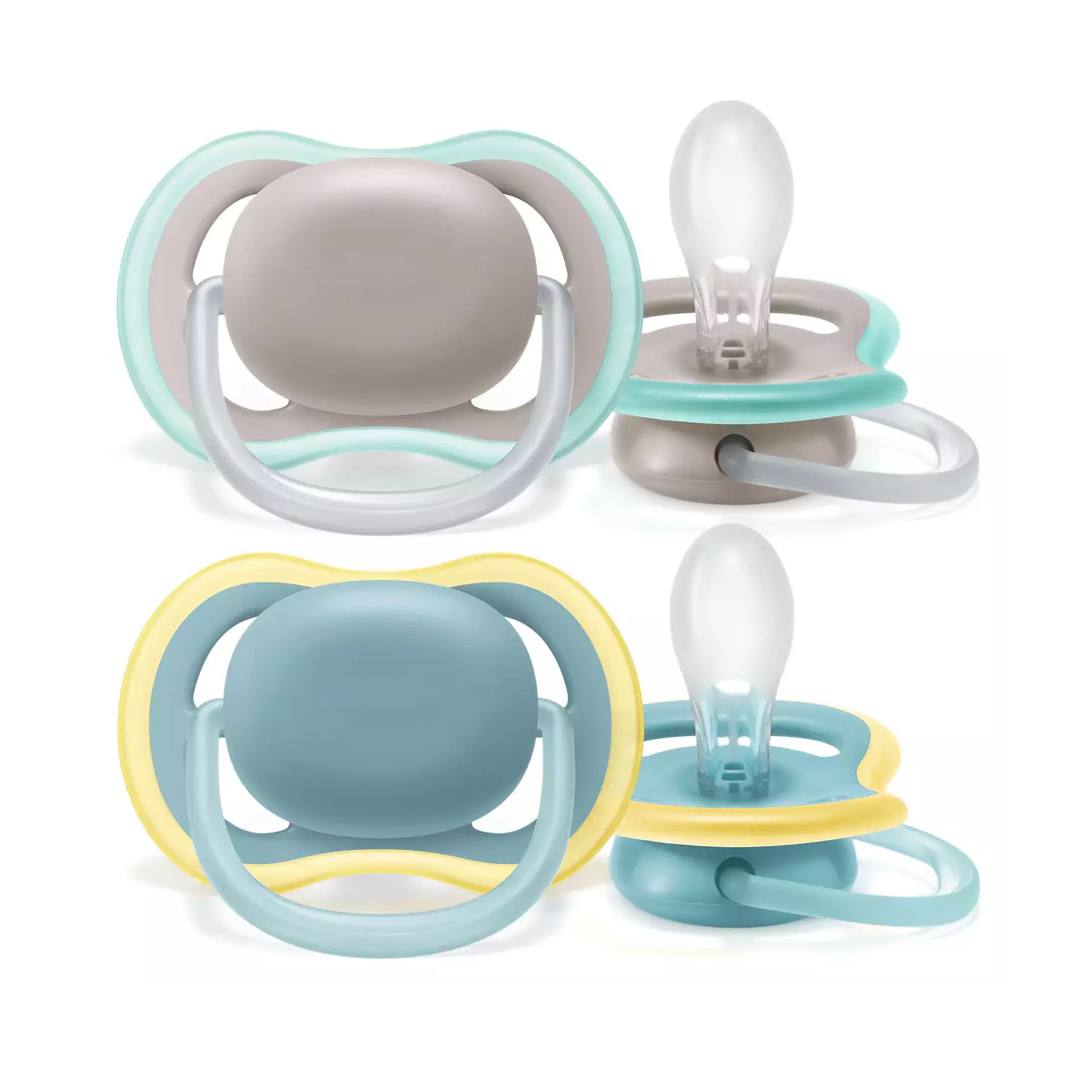 CHUPETAS ULTRA AIR +18M CINZA/AZUL