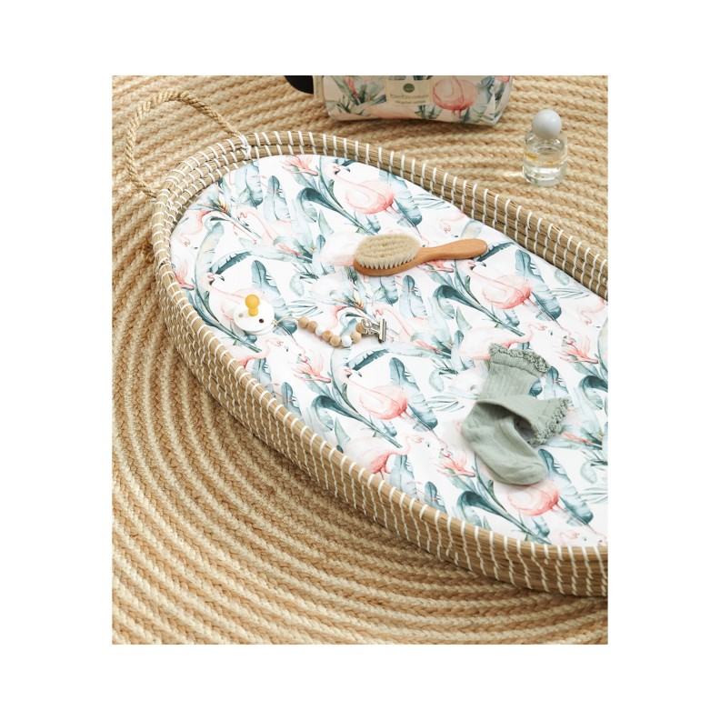 CESTO MUDA-FRALDAS MIMBRE