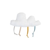 ALMOFADA DECORATIVA EM FORMA DE NUVEM BRANCO