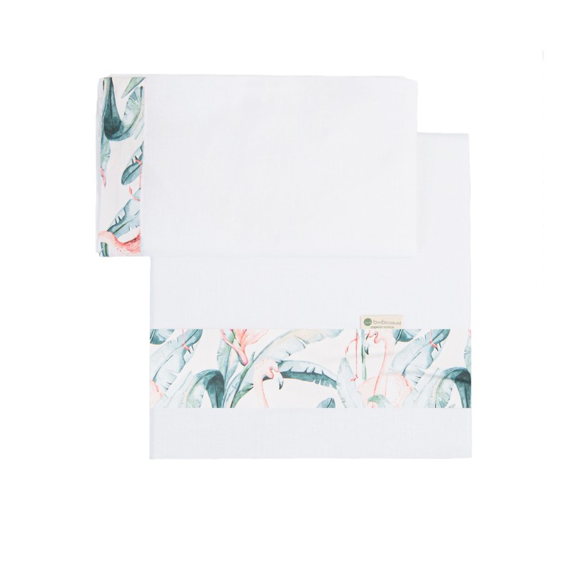 LENÇÓIS ALGODÃO FLAMINGO