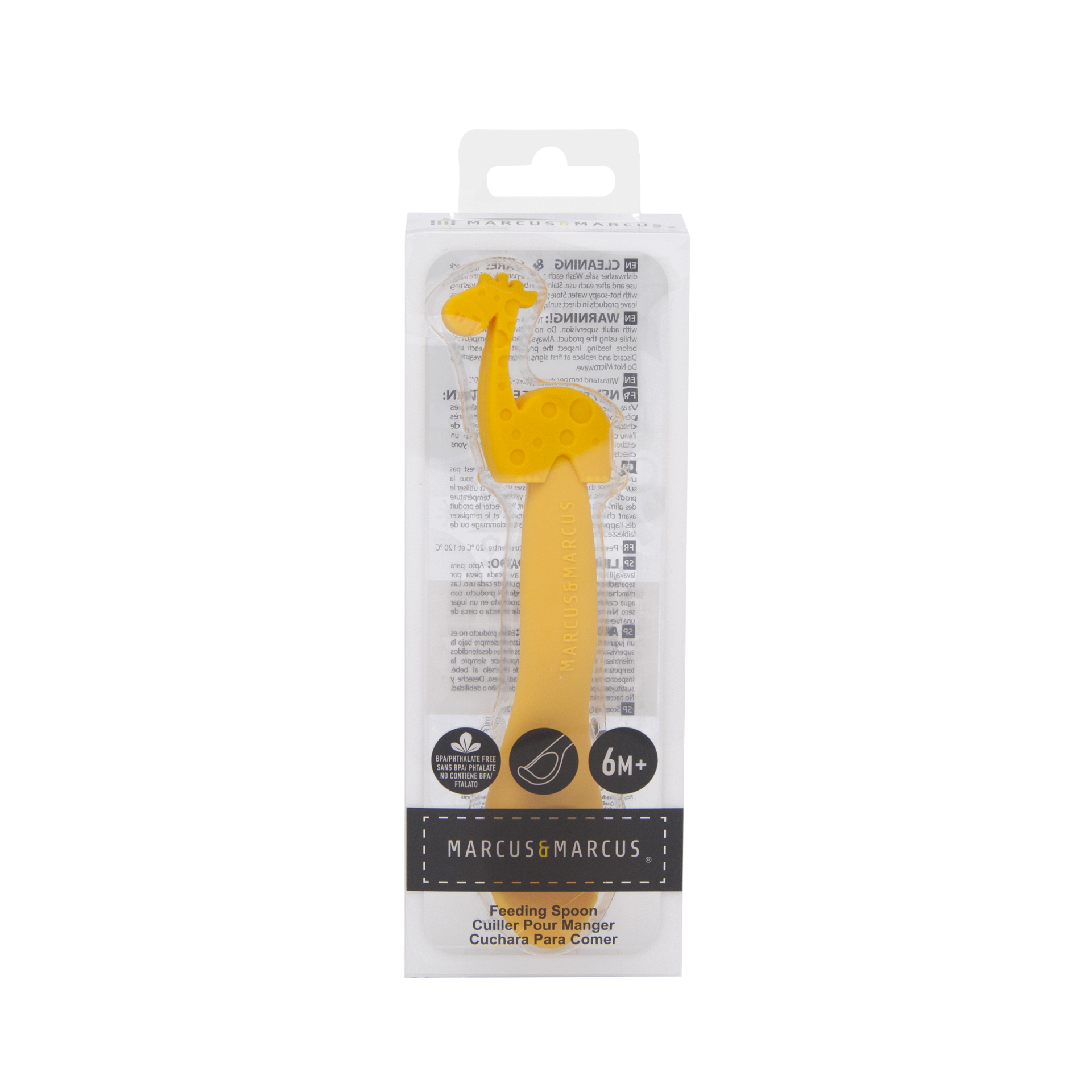 COLHER SILICONE GIRAFA