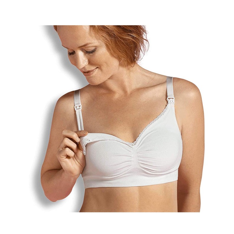 SOUTIEN DE AMAMENTAO SEM COSTURAS ORGANIC BRANCO