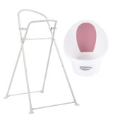 BANHEIRA SHNUGGLE + SUPORTE ROSA FRANCES ESTRELLA