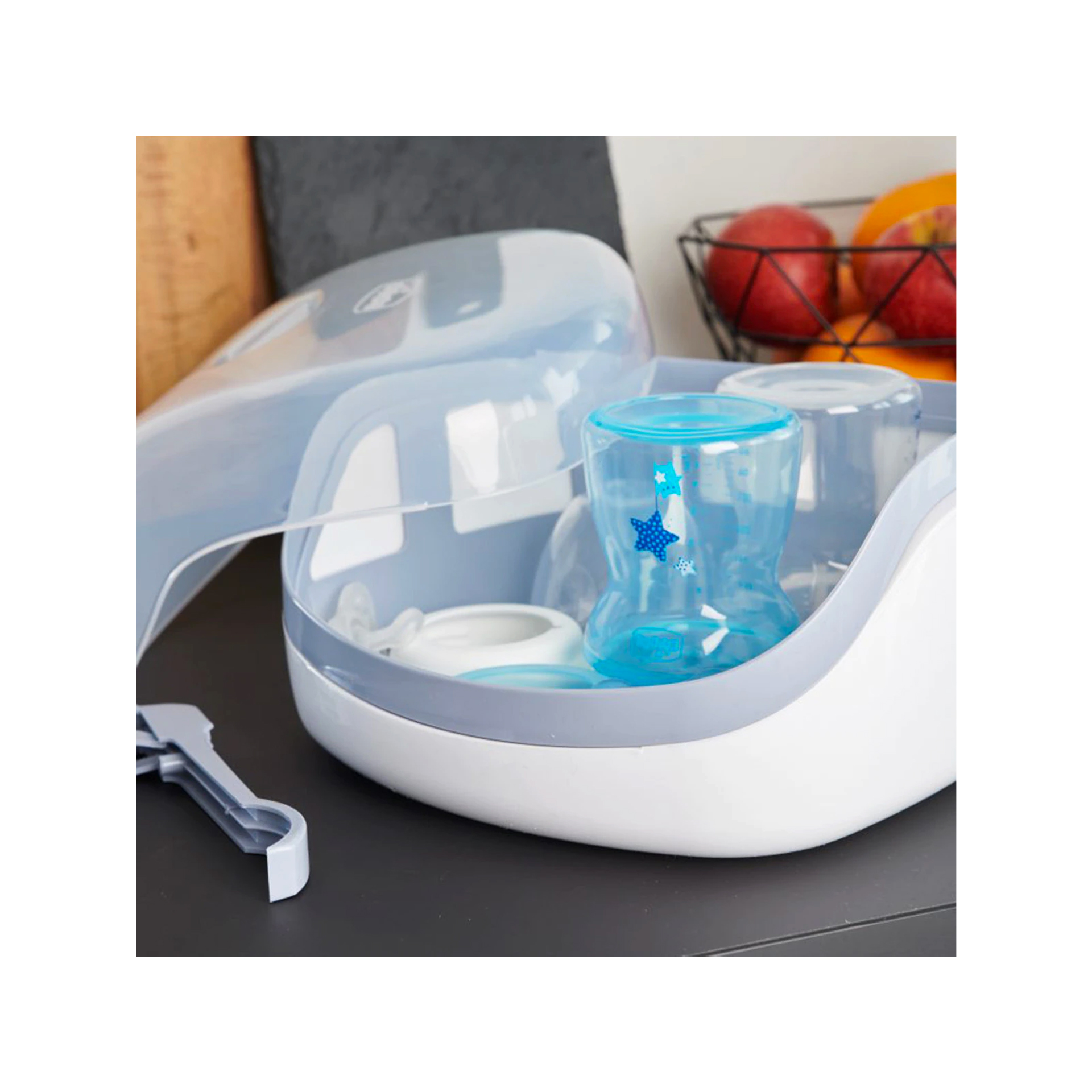 ESTERILIZADOR PARA MICROONDAS BRANCO/GRIS