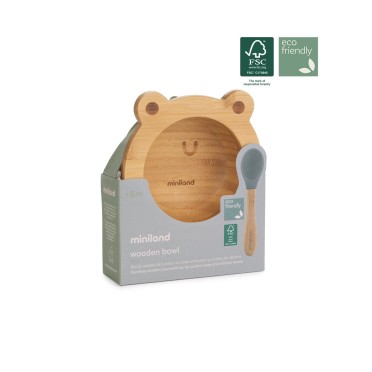 WOODEN BOWL FROG