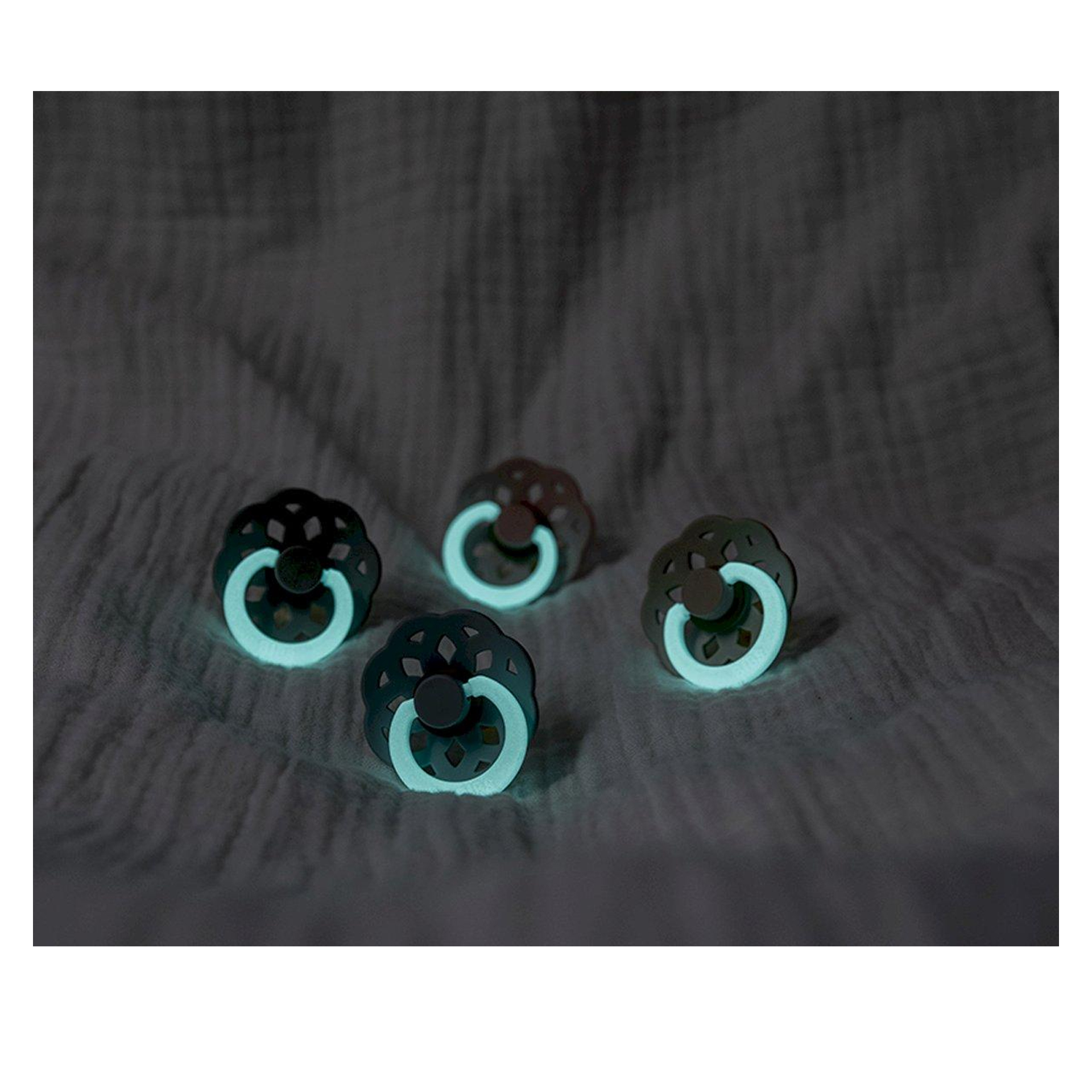 CHUPETAS BIBS BOHEME PACIFIER NOCTURNAS SAGE/CLOUD