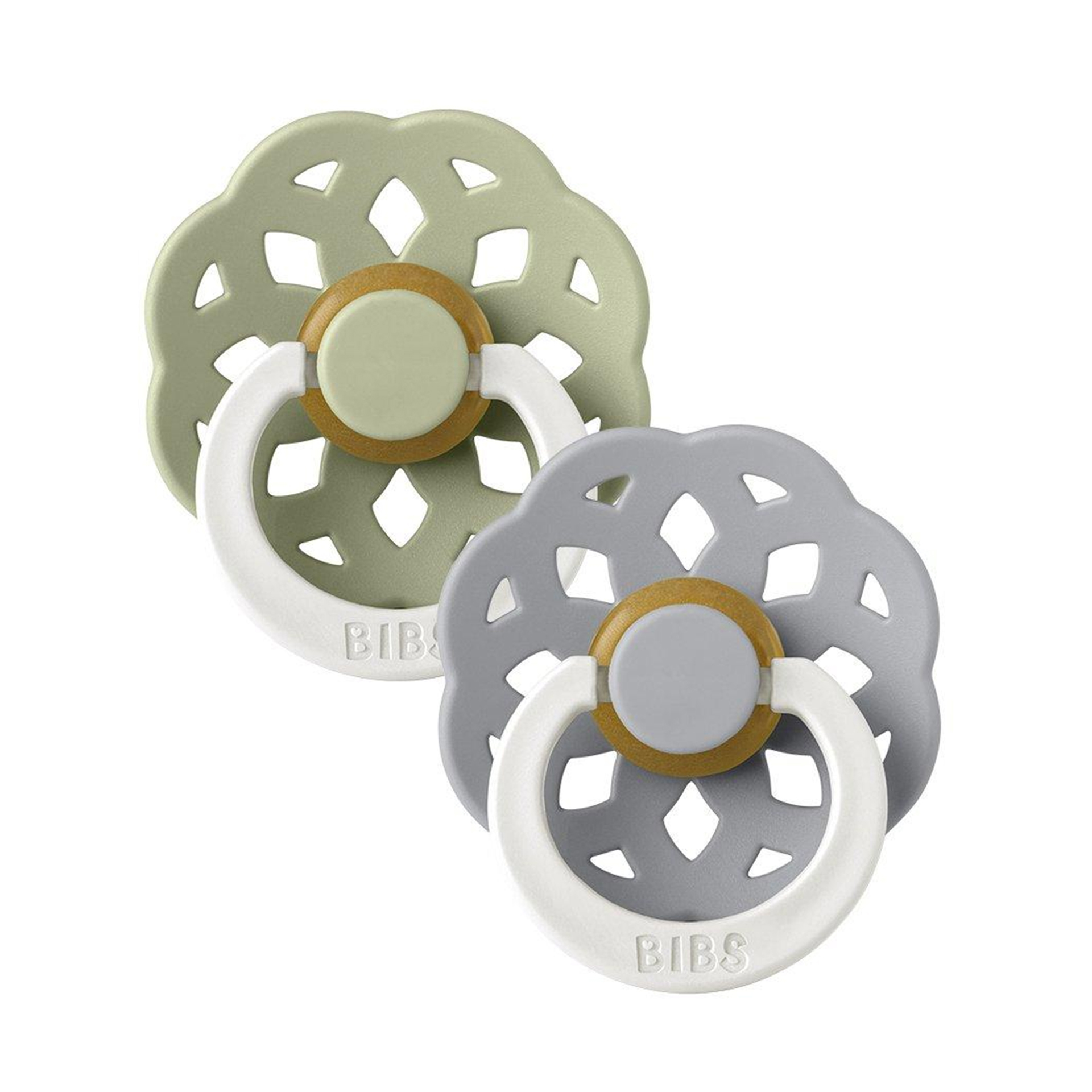 CHUPETAS BIBS BOHEME PACIFIER NOCTURNAS SAGE/CLOUD