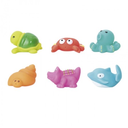 SET 6 BRINQUEDOS DE BANHO OCEAN