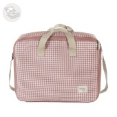 MALA DE MATERNIDADE I LOVE VICHY ROSA