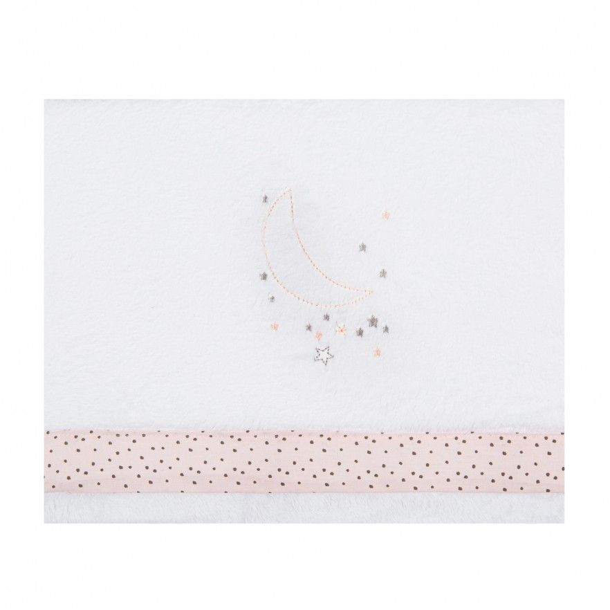 LENIS MICROLINA STARS MOON BRANCO/ROSA