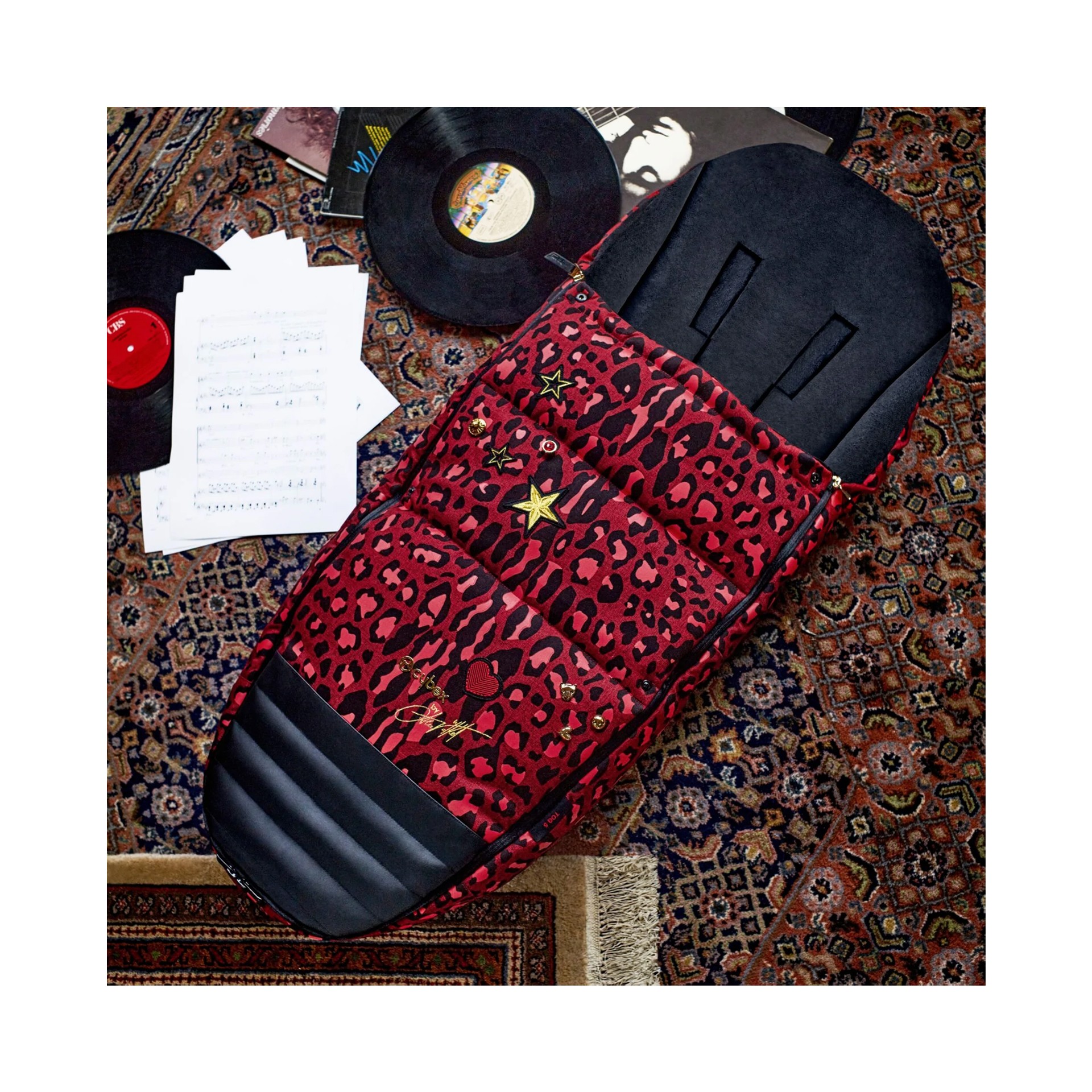 COBRE-PERNAS ROCKSTAR ROSENROT RED DARK