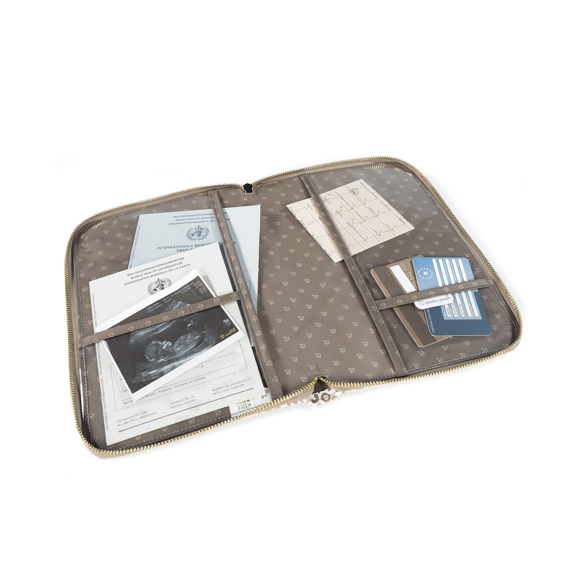 PORTA DOCUMENTOS LONDON ANIMAL PRINT