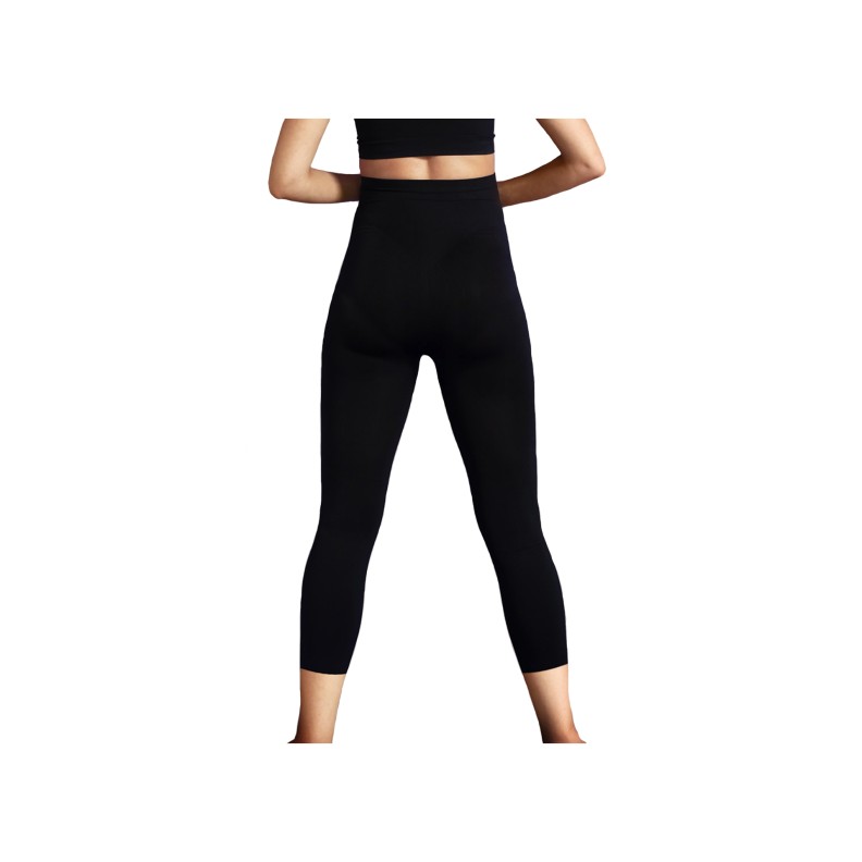LEGGINGS SUPORTE GRAVIDEZ 3/4 BLACK