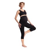 LEGGINGS SUPORTE GRAVIDEZ 3/4 BLACK