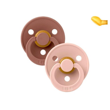 CHUPETAS BIBS COLOURS ANATMICAS BLUSH / WOODCHUCK