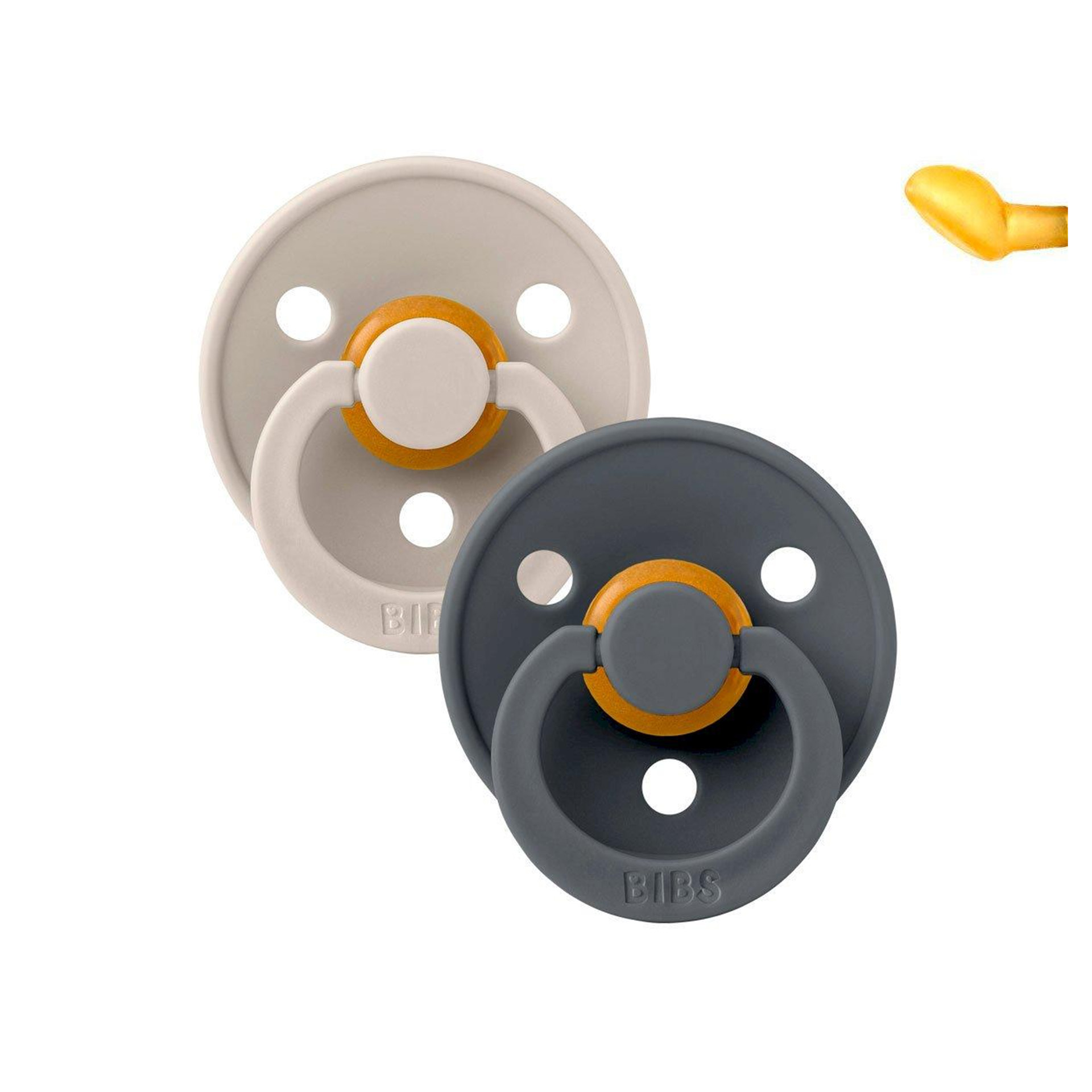 CHUPETAS BIBS COLOURS ANATÓMICAS SAND / IRON