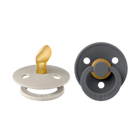 CHUPETAS BIBS COLOURS ANATÓMICAS SAND / IRON