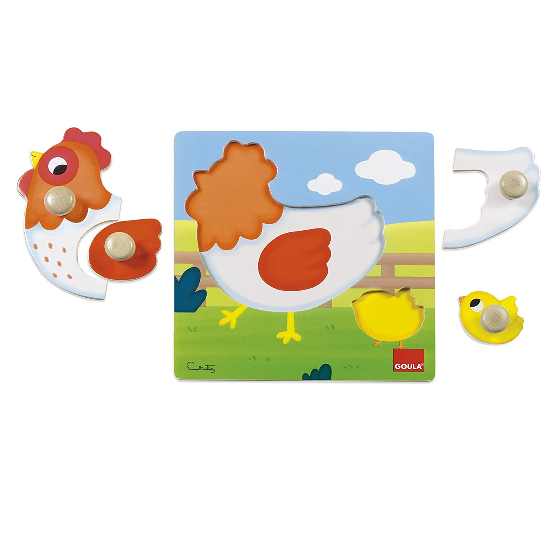 PUZZLE DE MADEIRA GALINHA