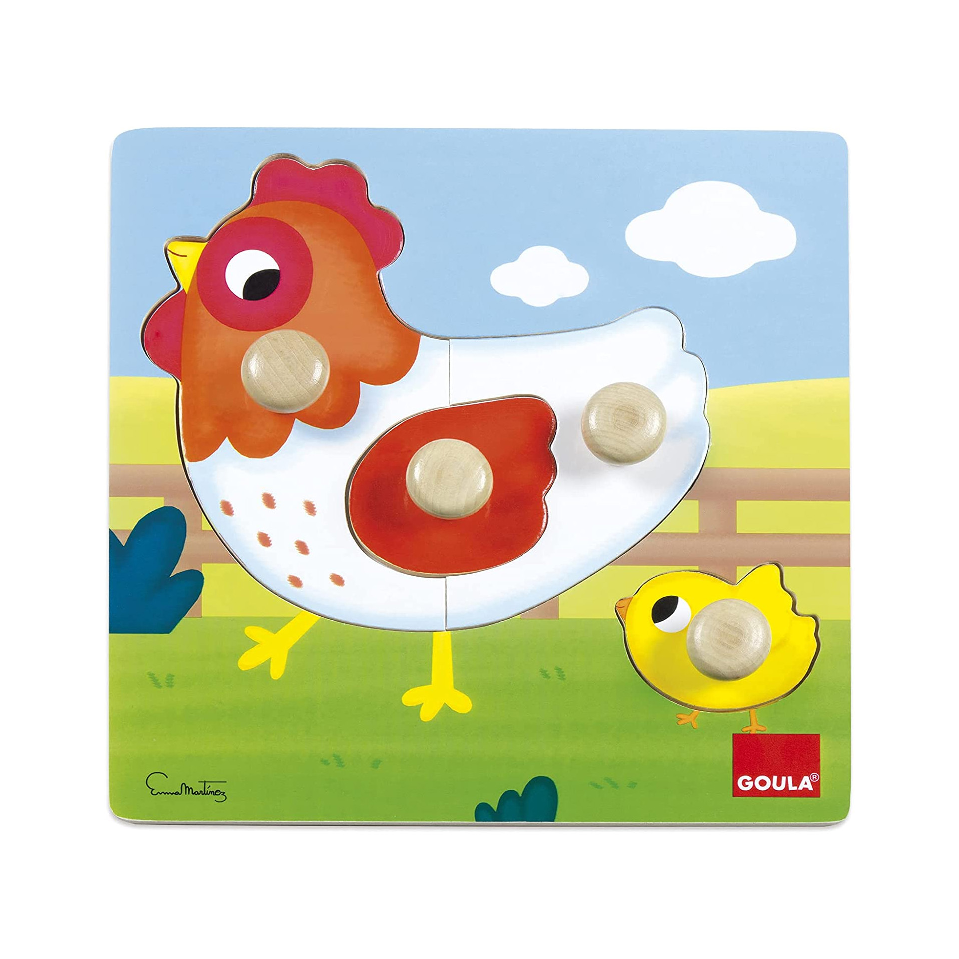 PUZZLE DE MADEIRA GALINHA